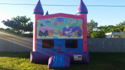 13x13 Pink Castle Bouce House