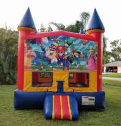 13x13 Primary Color Castle Bounce House